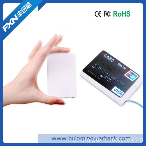 Customize portable battery charger mini power bank 2500mah usb powerbank for iphone 6 6S